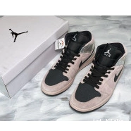 Powder Air Jordan BQ6472-602 Iridescent (W) Dirty Mid 1 0728